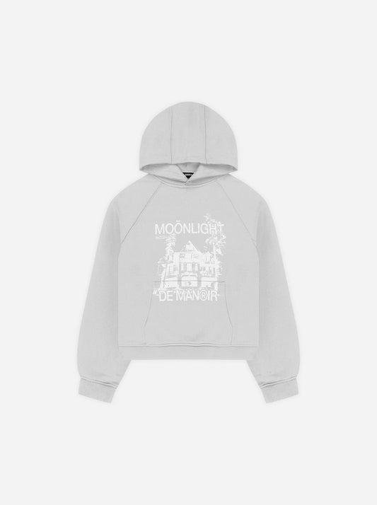 MANOIR HOODIE - LIGHT GREY - Moonlight Mansion