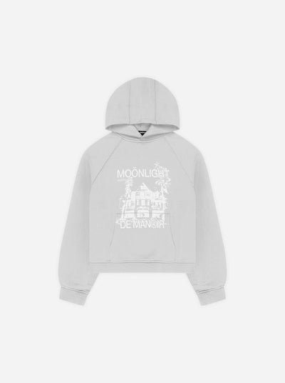 MANOIR HOODIE - LIGHT GREY - Moonlight Mansion