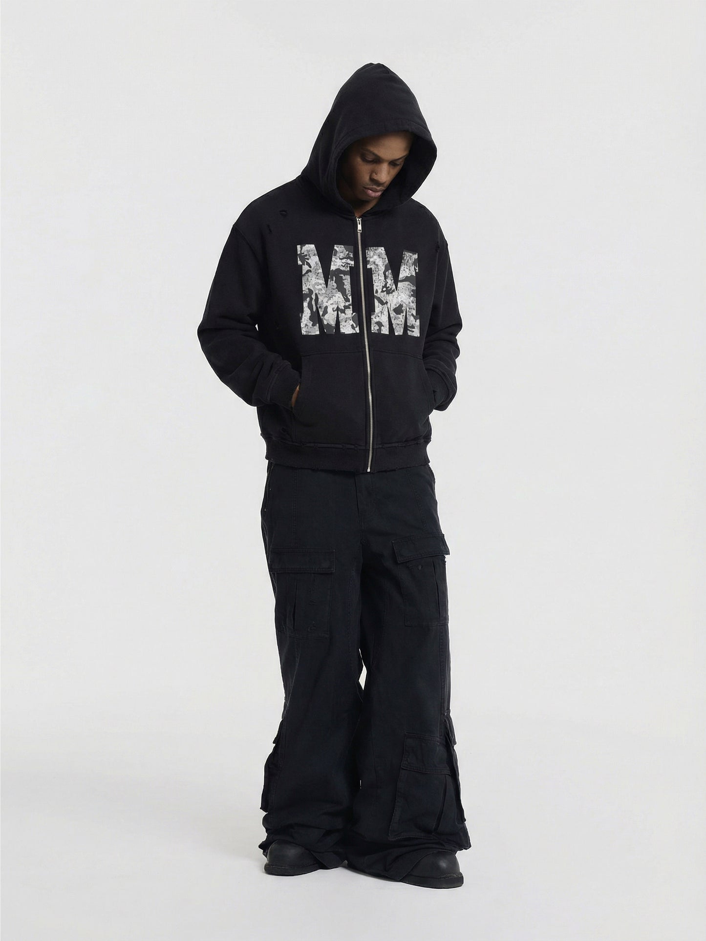 MM24 ZIP-UP - BLACK - Moonlight Mansion