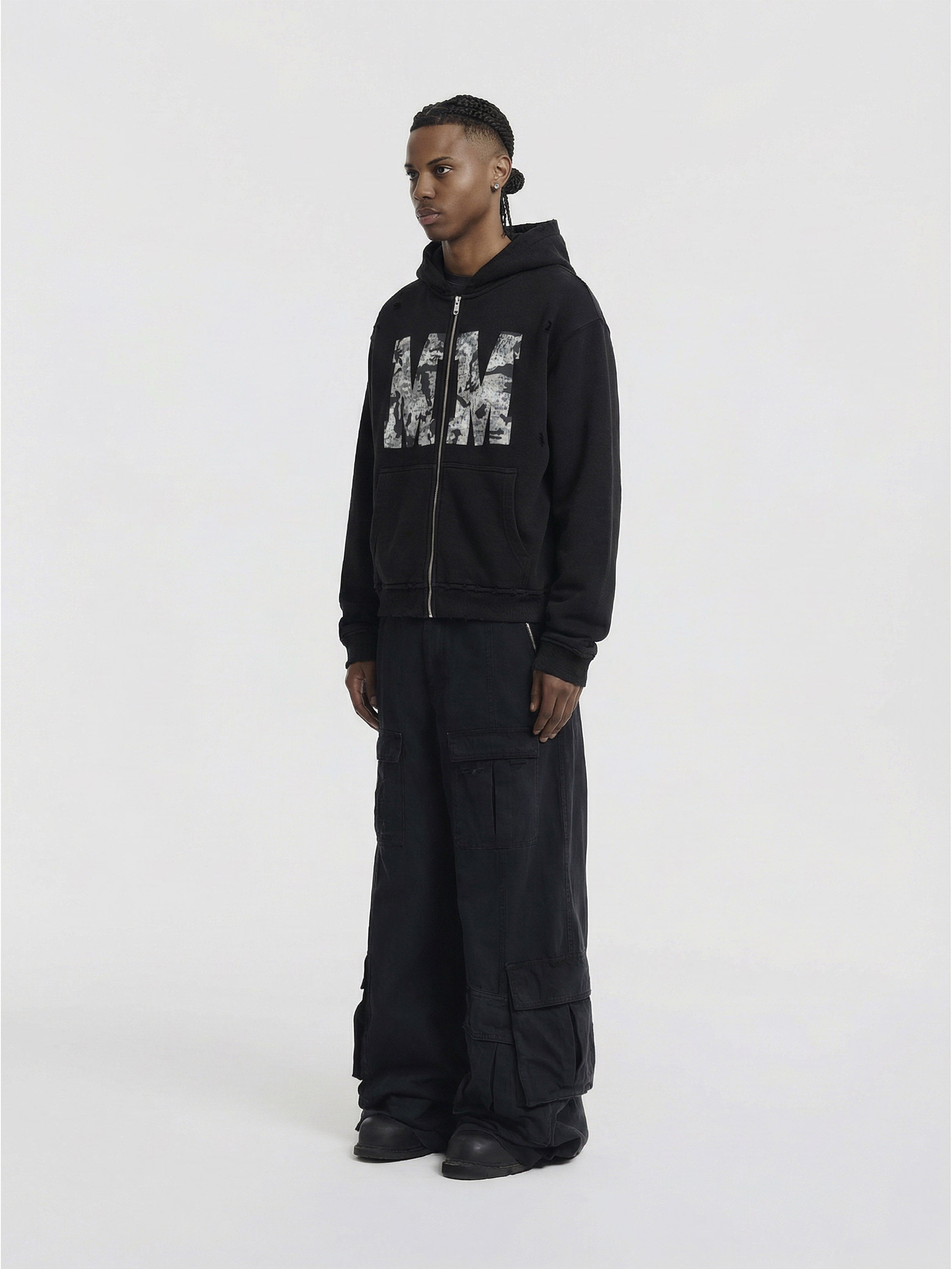 MM24 ZIP-UP - BLACK | Moonlight Mansion