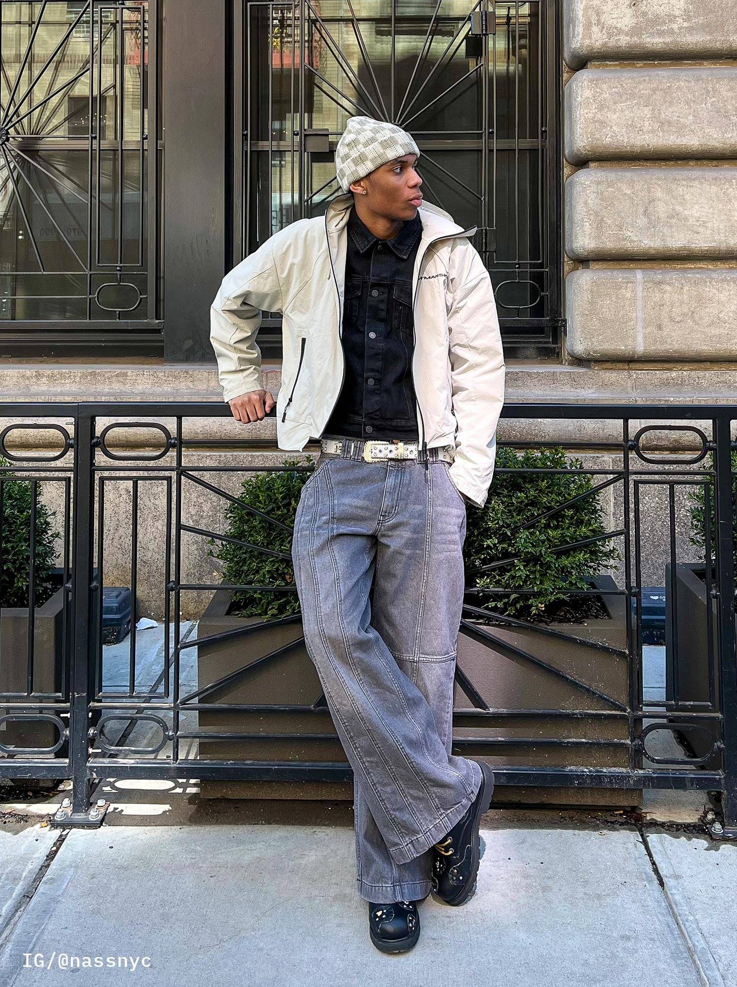 CONSTRUCTION DENIM GREY - Moonlight Mansion