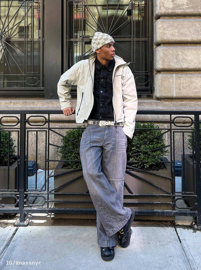 CONSTRUCTION DENIM GREY - Moonlight Mansion