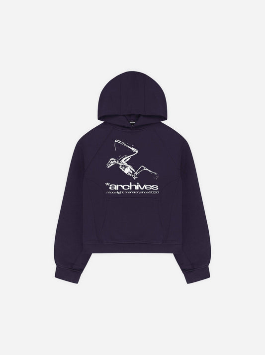 *ARCHIVES HOODIE - Navy Blue - Moonlight Mansion
