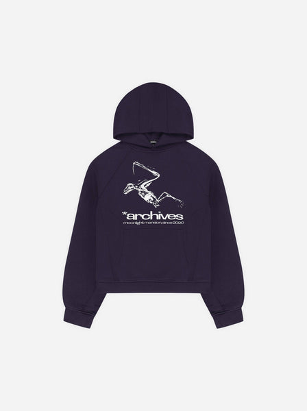 ★SUPERSUB★ Archive Snap Button Hoodie Navy AERHAE RMC-SnapButtonHoodedSweatshirt