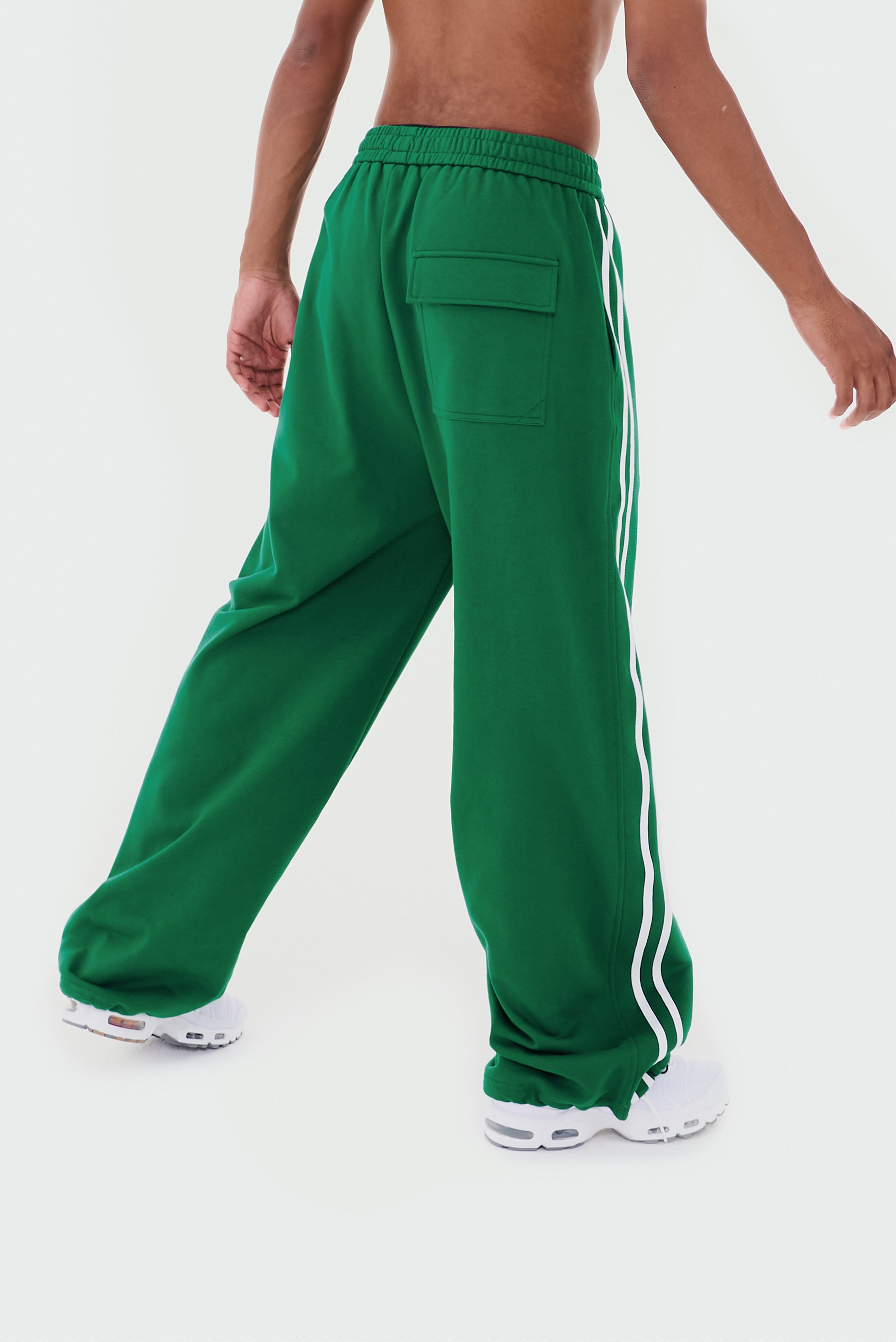 Red and sale green sweatpants