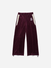OCOBHRK VELVET PANTS - BORDEAUX