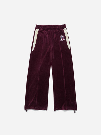 OCOBHRK VELVET PANTS - BORDEAUX - Moonlight Mansion