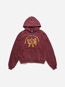 COAT OF ARMS ZIP-UP - RED
