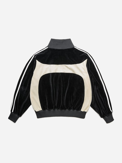 OCOBHRK VELVET JACKET - BLACK
