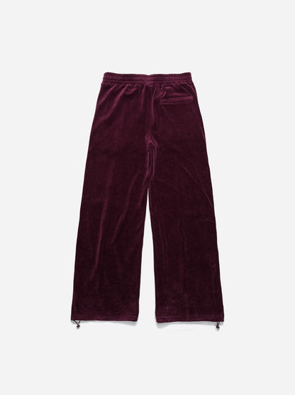 OCOBHRK VELVET PANTS - BORDEAUX - Moonlight Mansion