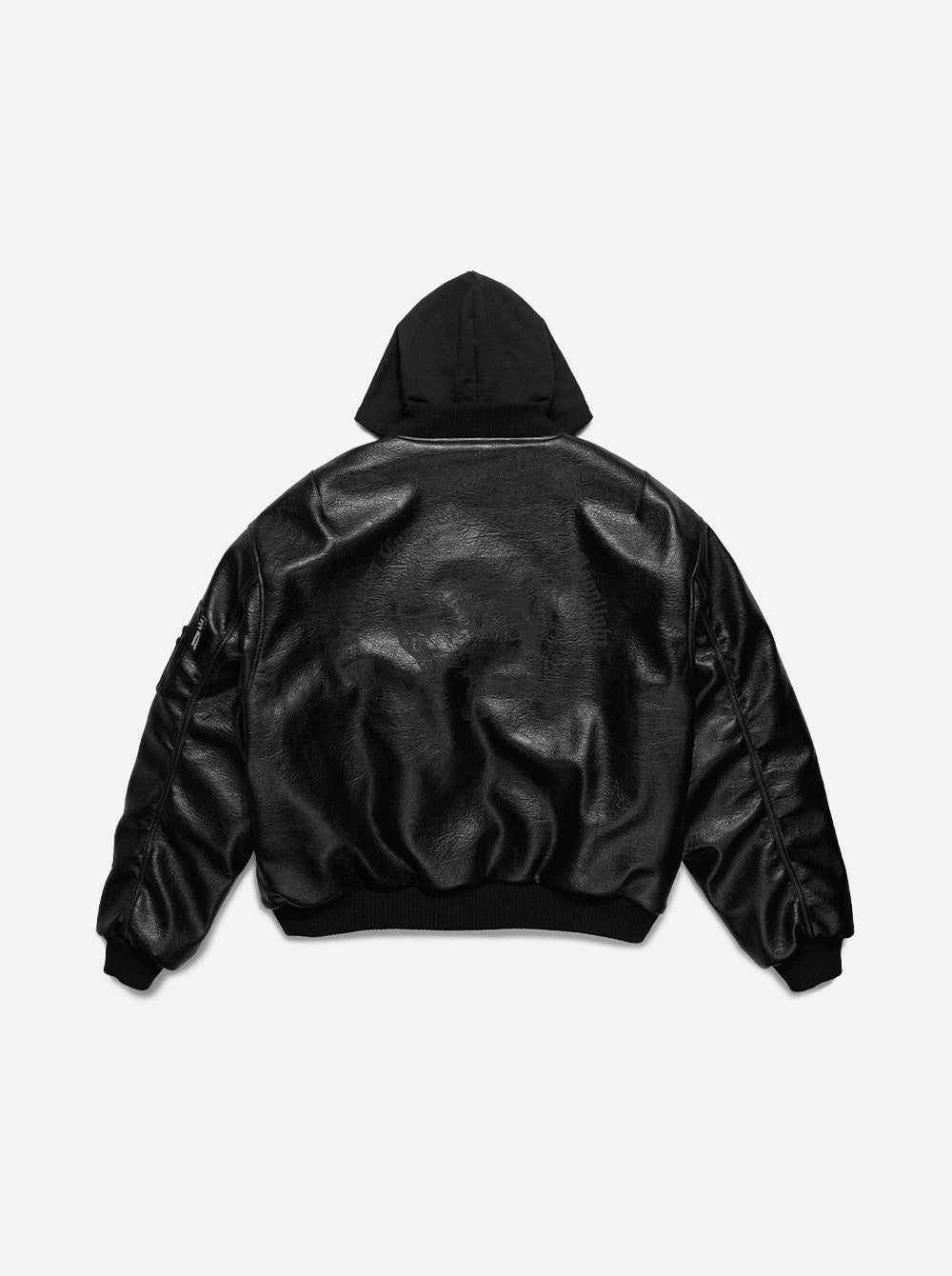 COAT OF ARMS BOMBER - BLACK - Moonlight Mansion