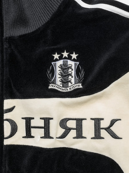 OCOBHRK VELVET JACKET - BLACK