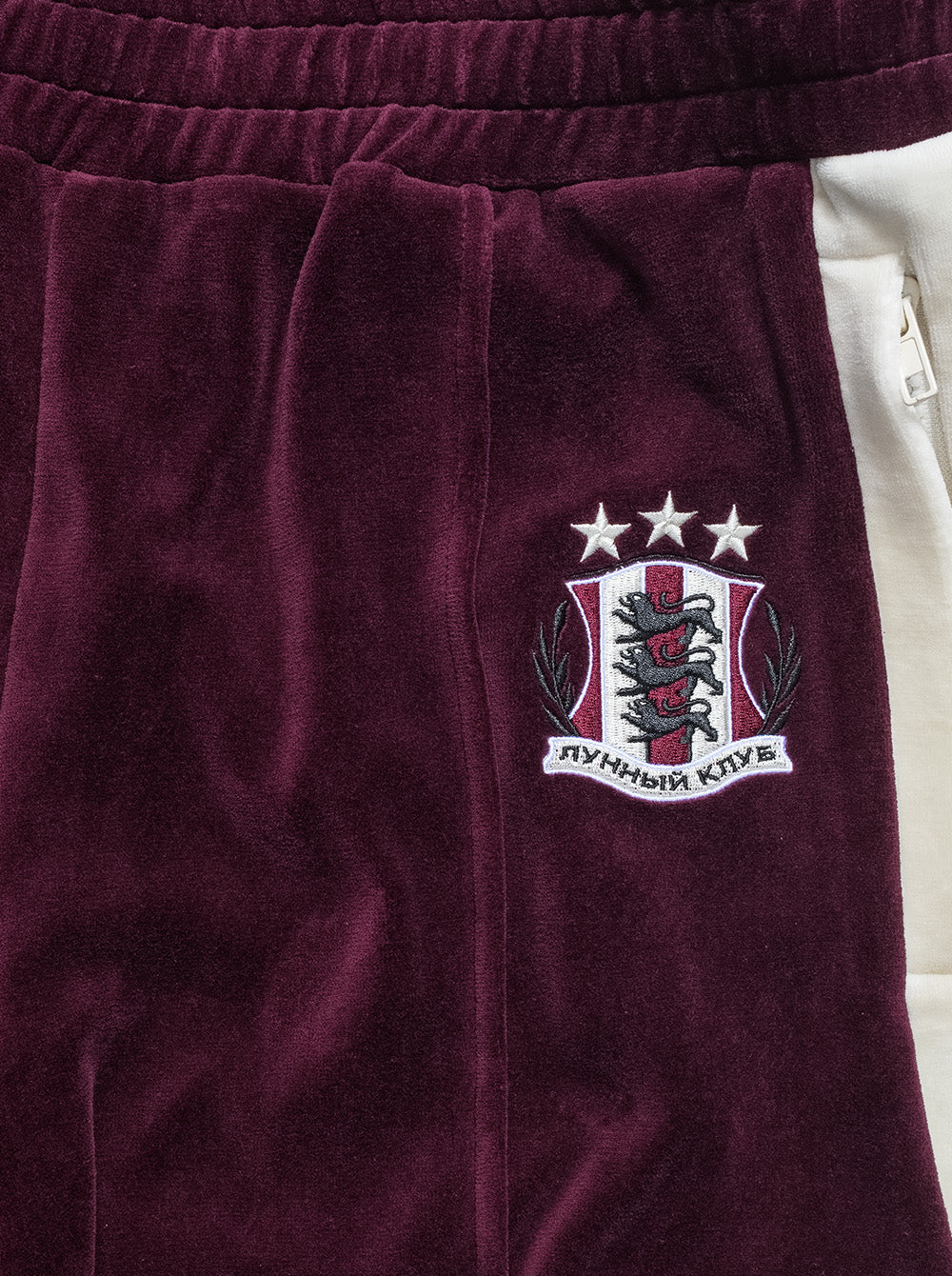 OCOBHRK VELVET PANTS - BORDEAUX | Moonlight Mansion