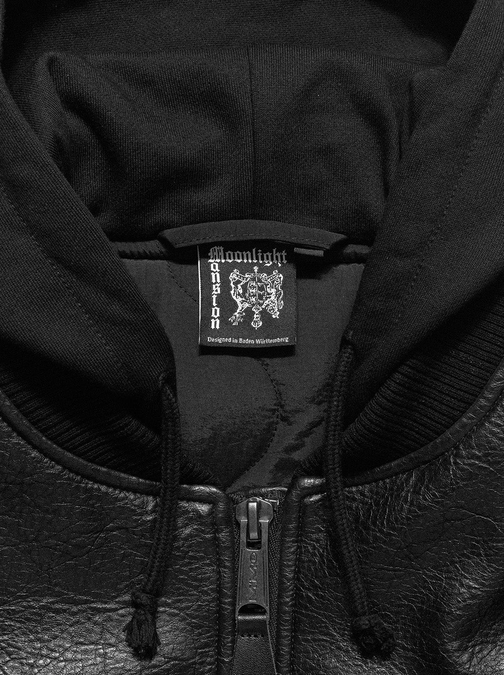 COAT OF ARMS BOMBER - BLACK - Moonlight Mansion