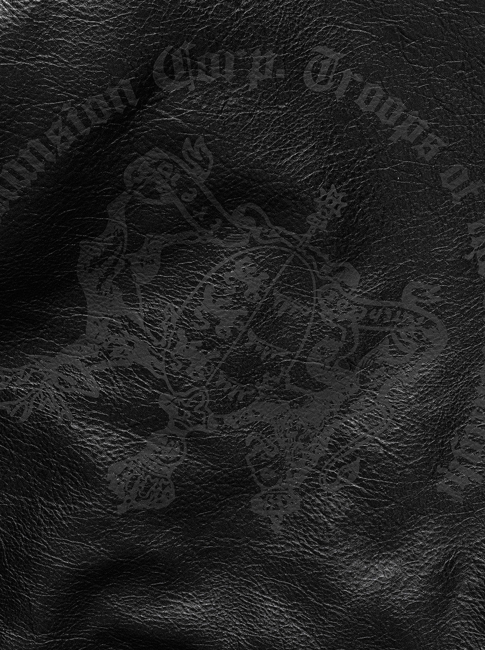 COAT OF ARMS BOMBER - BLACK - Moonlight Mansion