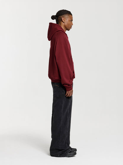 *ARCHIVES HOODIE - Bordeaux Red