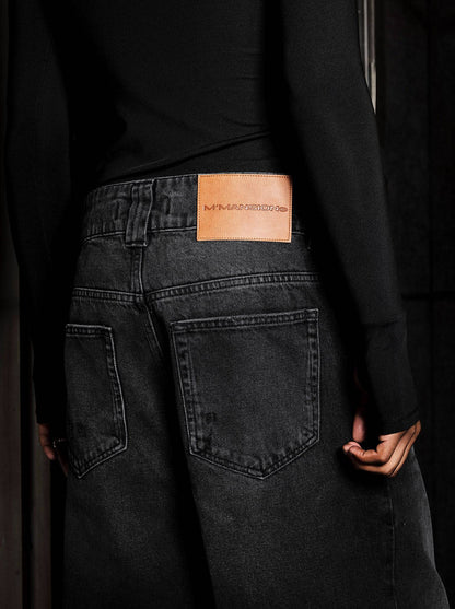 SILHOUETTE DENIM - FADED BLACK - Moonlight Mansion