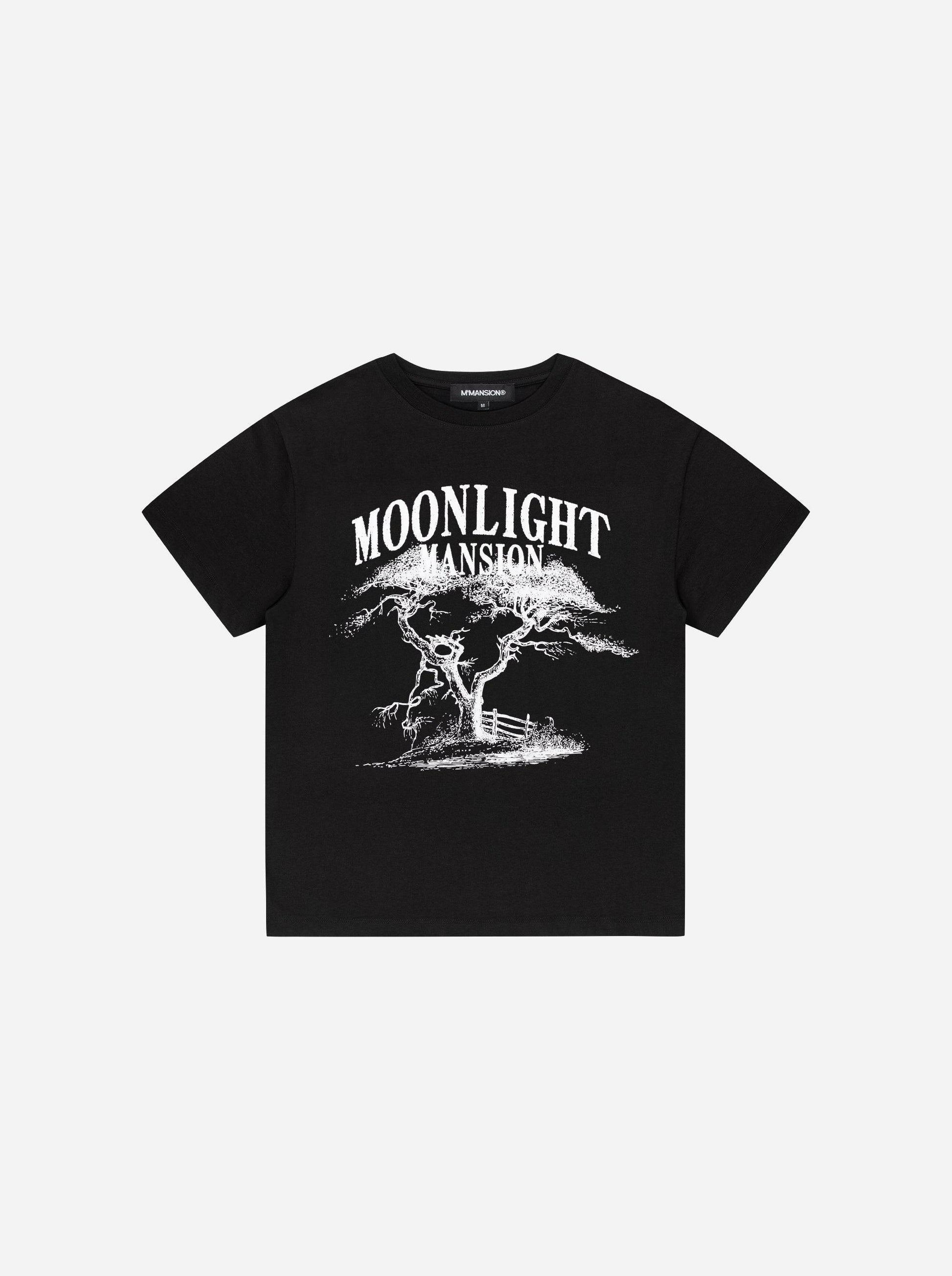 *TREE T-SHIRT - Black - Moonlight Mansion