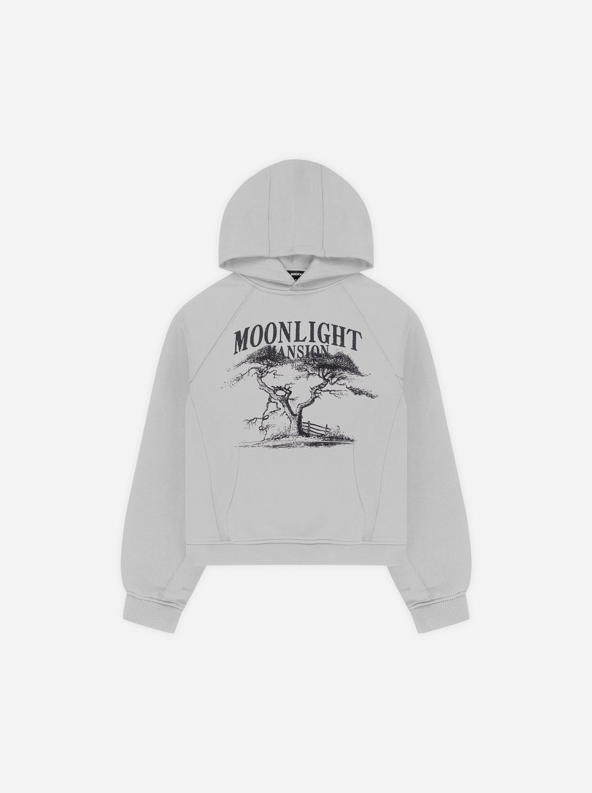 TREE HOODIE - GREY | Moonlight Mansion