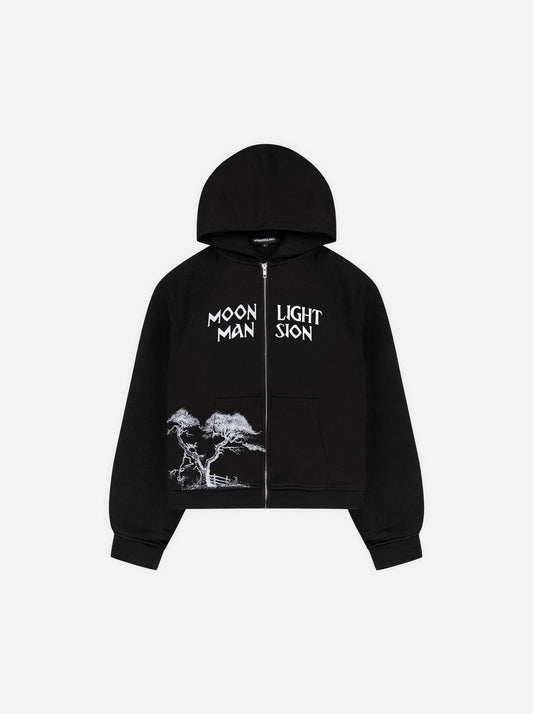 *TREE ZIP-UP - Black - Moonlight Mansion