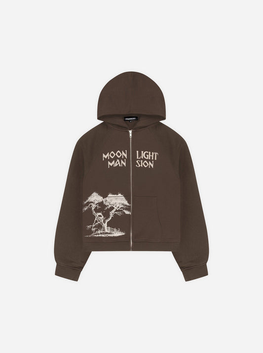 *TREE ZIP-UP - Brown - Moonlight Mansion
