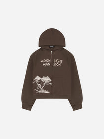 *TREE ZIP-UP - Brown