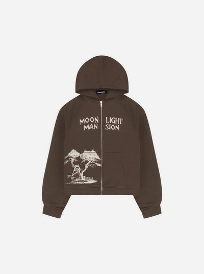 *TREE ZIP-UP - Brown