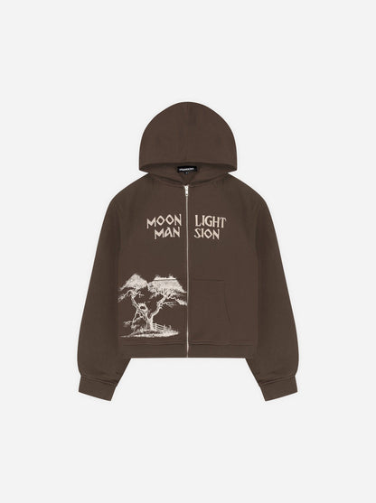 *TREE ZIP-UP - Brown