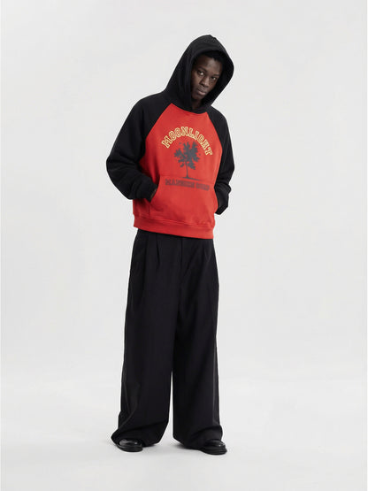 TREE V2 HOODIE - RED - Moonlight Mansion