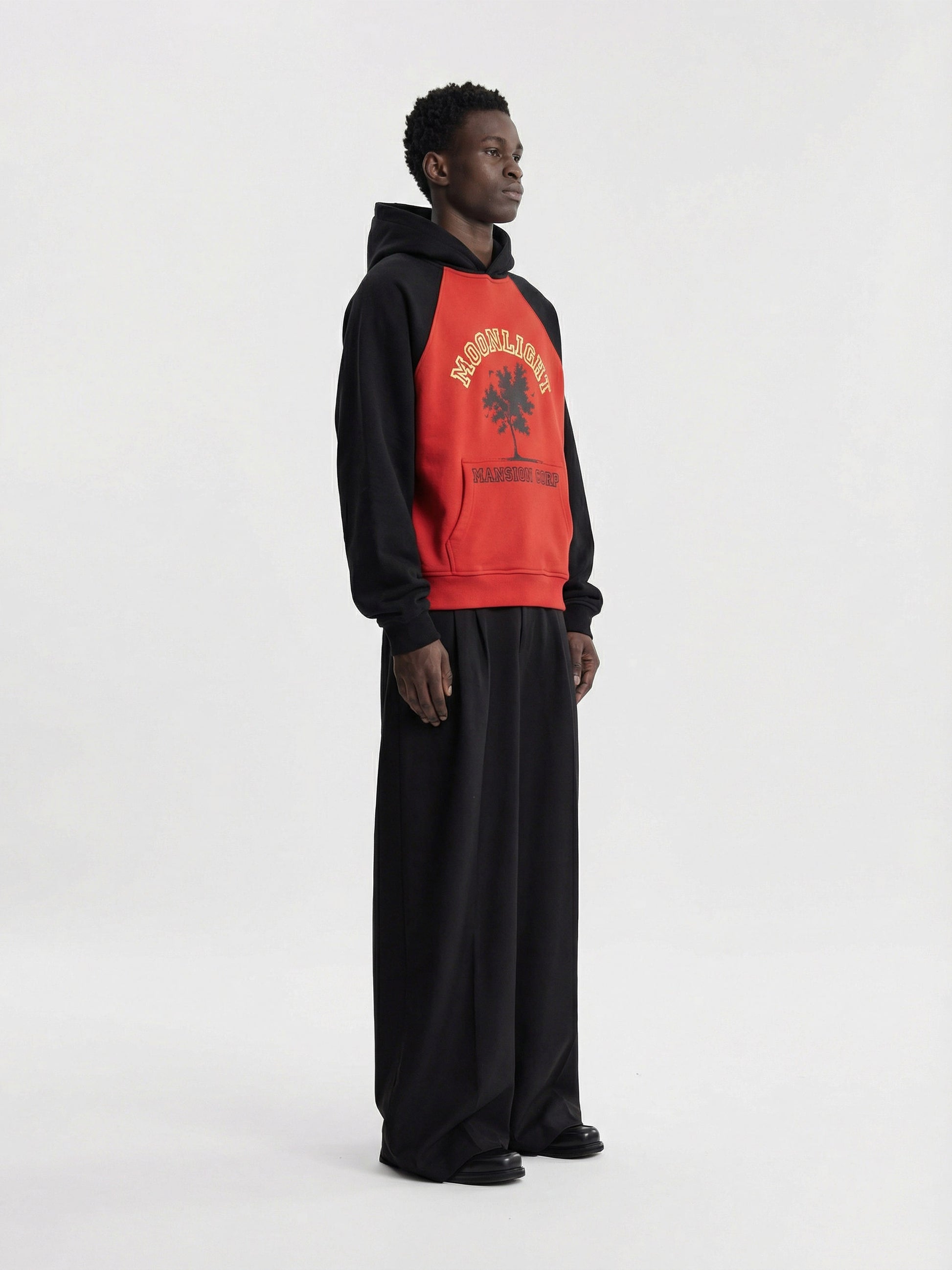 TREE V2 HOODIE - RED - Moonlight Mansion