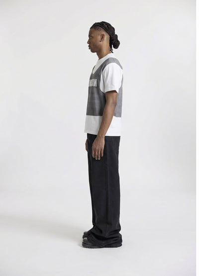 BULLET VEST T-SHIRT - WHITE - Moonlight Mansion