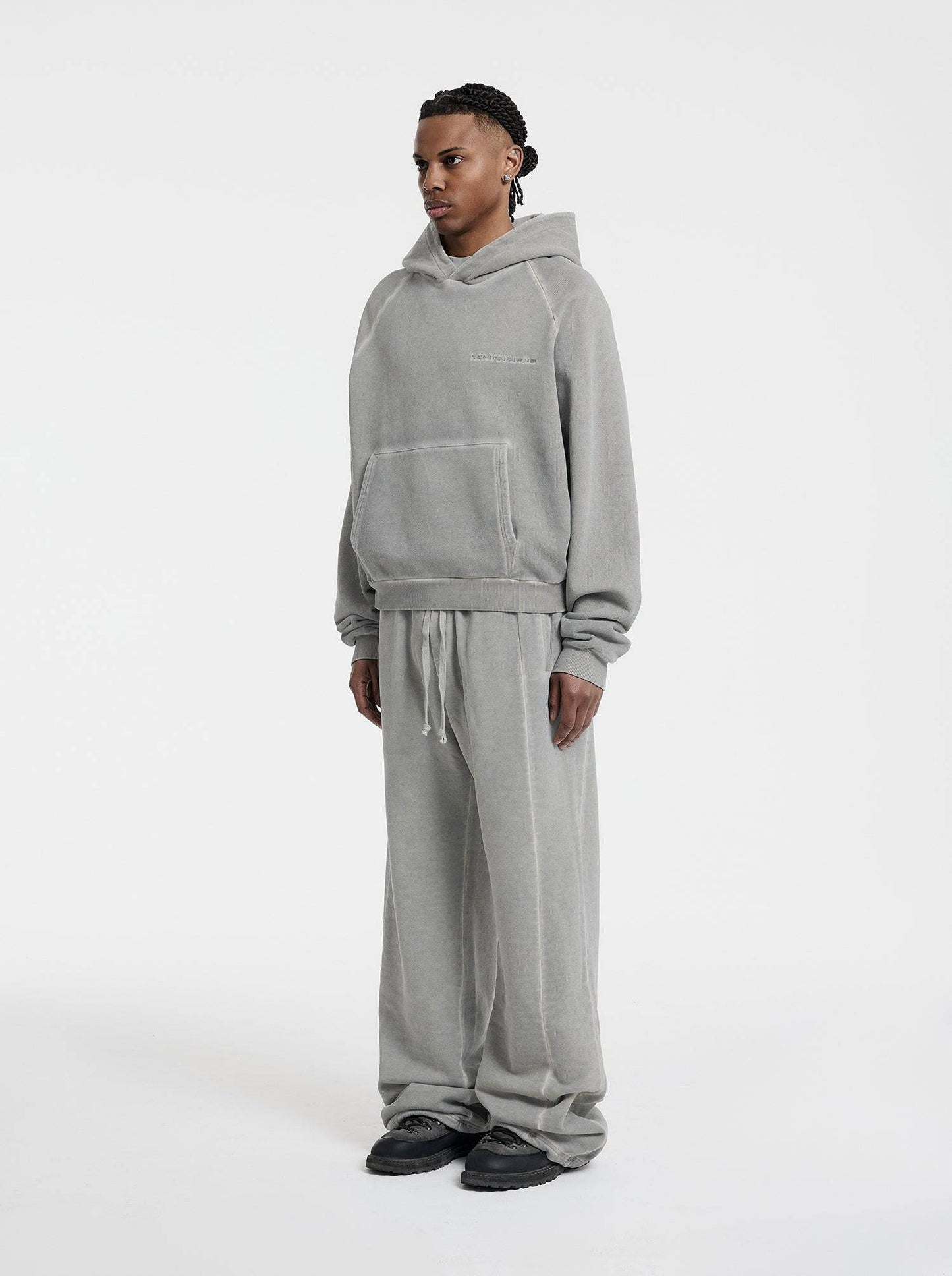WASHED LINE - HOODIE - IVORY BEIGE - Moonlight Mansion